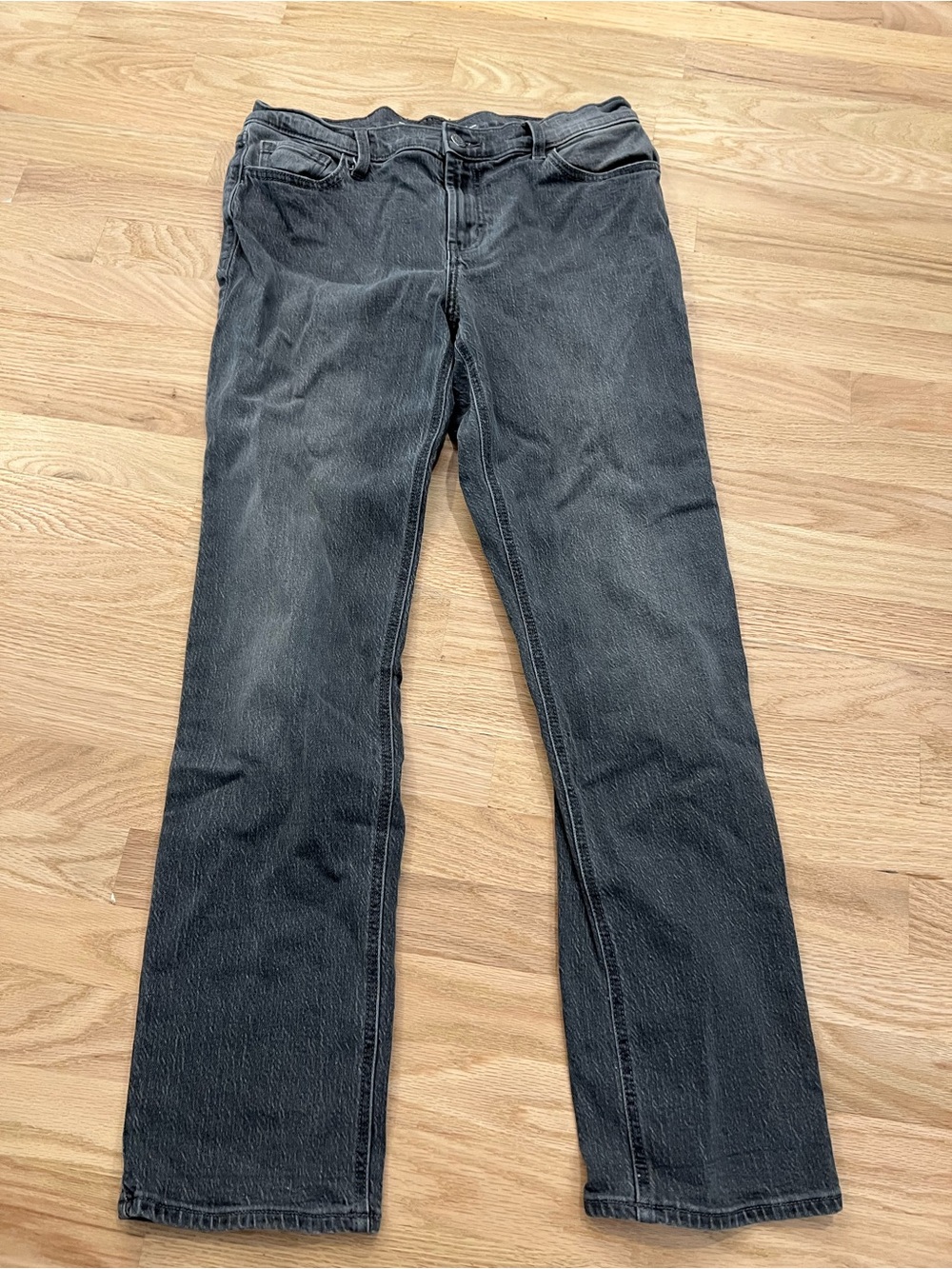 Old Navy Women's Straight-Leg Black Jeans